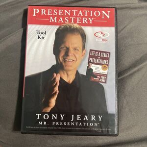Tony Jeary Presentation‎ Mastery Tool Kit CD / DVD Success Speaking Self Help